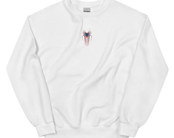 3 arañas bordadas cuello redondo