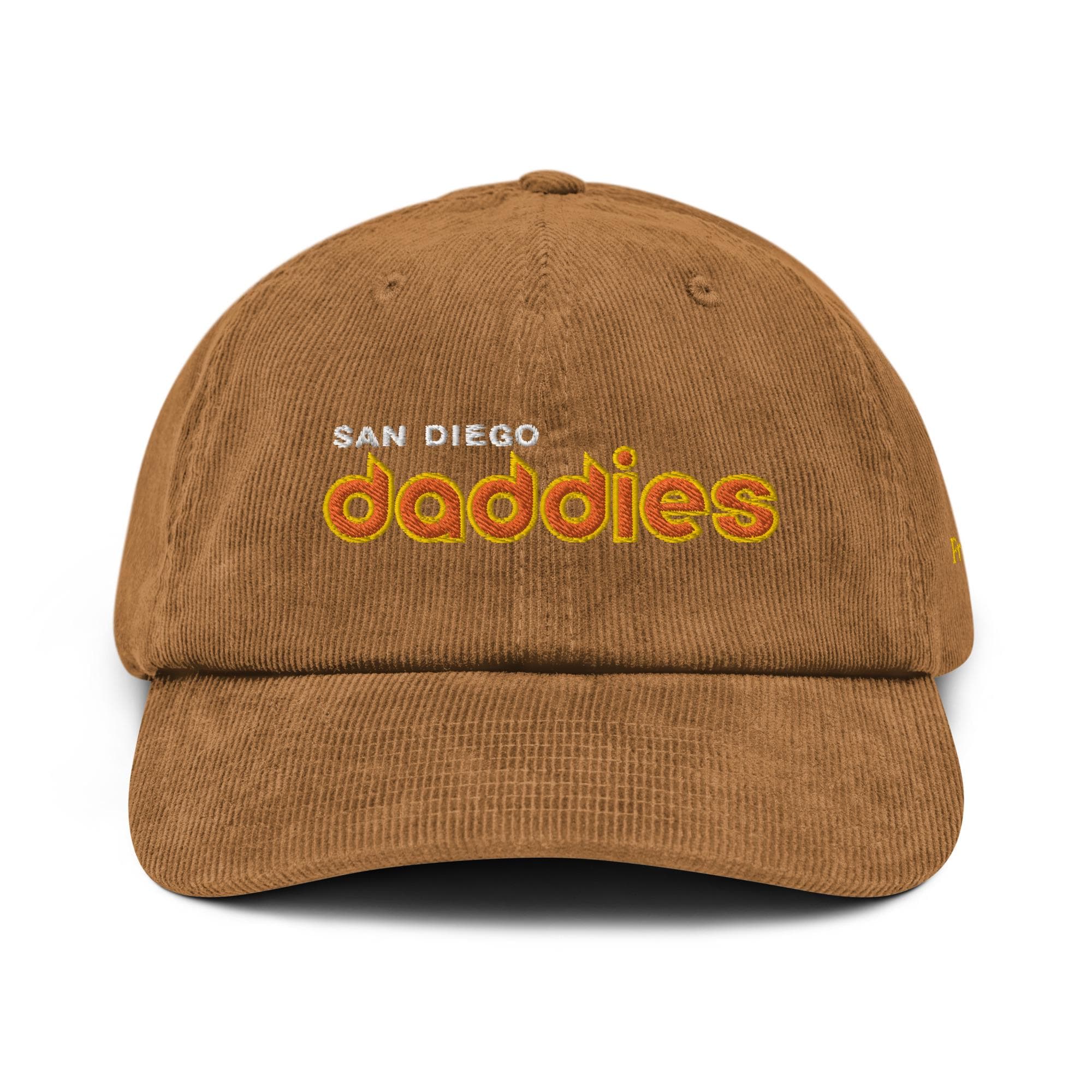 San Diego Daddies | Padres Retro Corduroy Hat | Camel Brown | *SEE