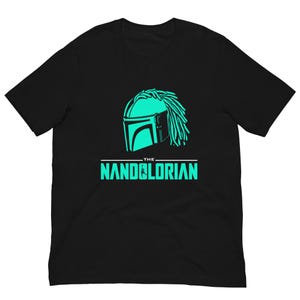 Nandolorian | Tatis x Mandalorian | Black and Mint Padres Mashup Tee