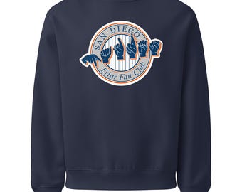 Sudadera extragrande y pesada con las manos de los Padres en ASL