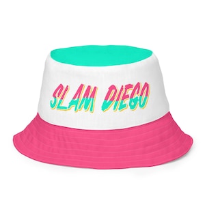 Padres City Connect Bucket Hat | Reversible Beach Hat | Day/Night theme | Slam Diego x LFGSD