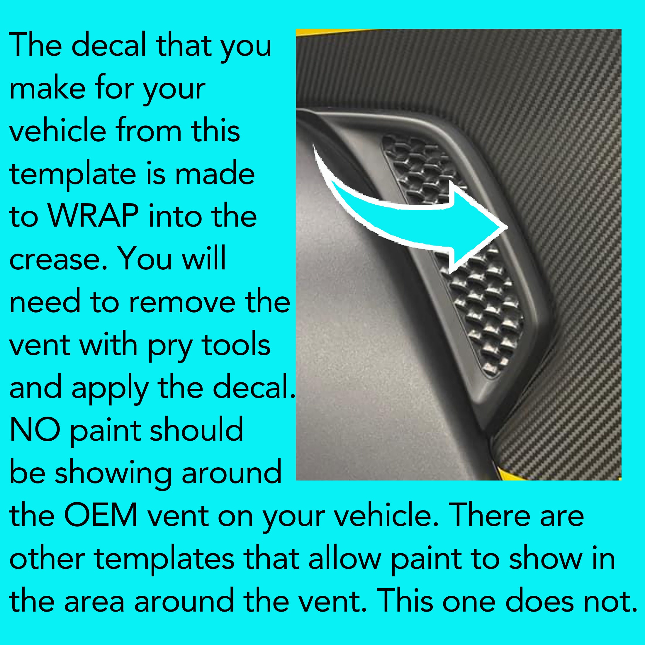 BEST OFFICIAL SVG Cut File Fender Vent Digital File Only Etsy