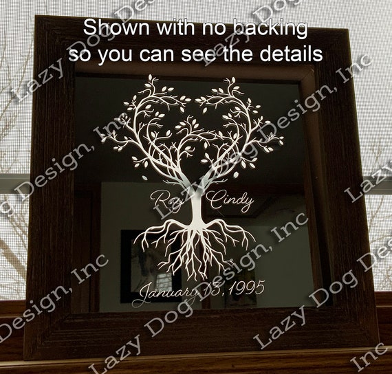 Laser Engraved Mirror Personalized Etsy