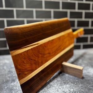 Handcrafted Hardwood Bread Peel: Pizza Paddle Charcuterie Board (9"x15")