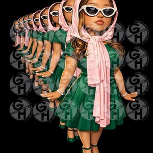 aka green dress Alpha Kappa Alpha AKA Ivy Embroidered Polo Dress with Contrast Collar and Sleeves Green / 2X-Large