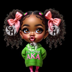 Gráfico de niña de la futura hermandad (también conocida como "Future AKA Sorority") - Descarga digital