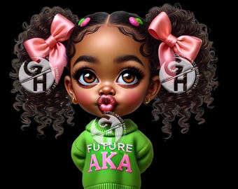 Future AKA Sorority Baby Girl Graphic - Digital Download