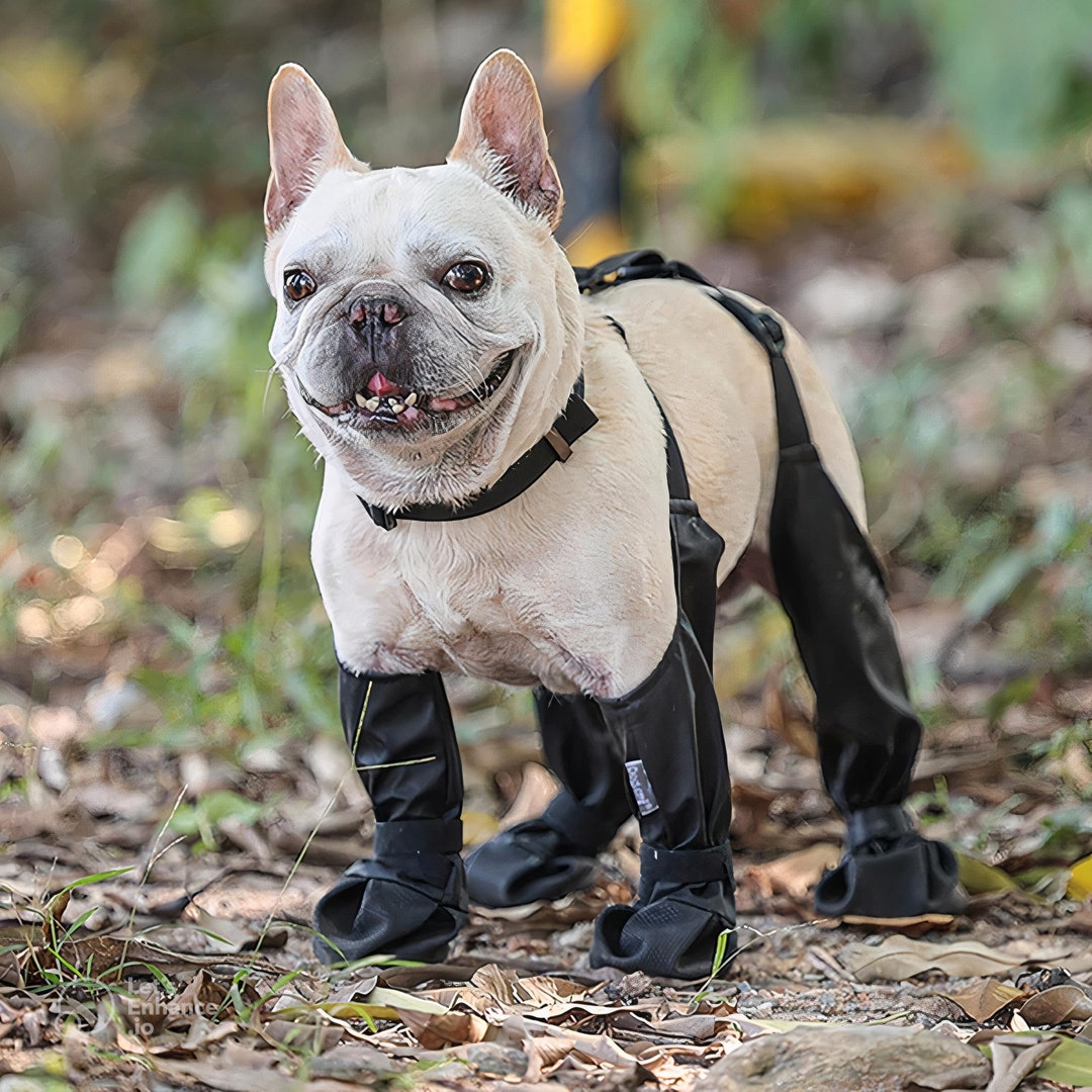 Suspender Dog Boots, Dog Boot Leggings With Adjustable Collar
