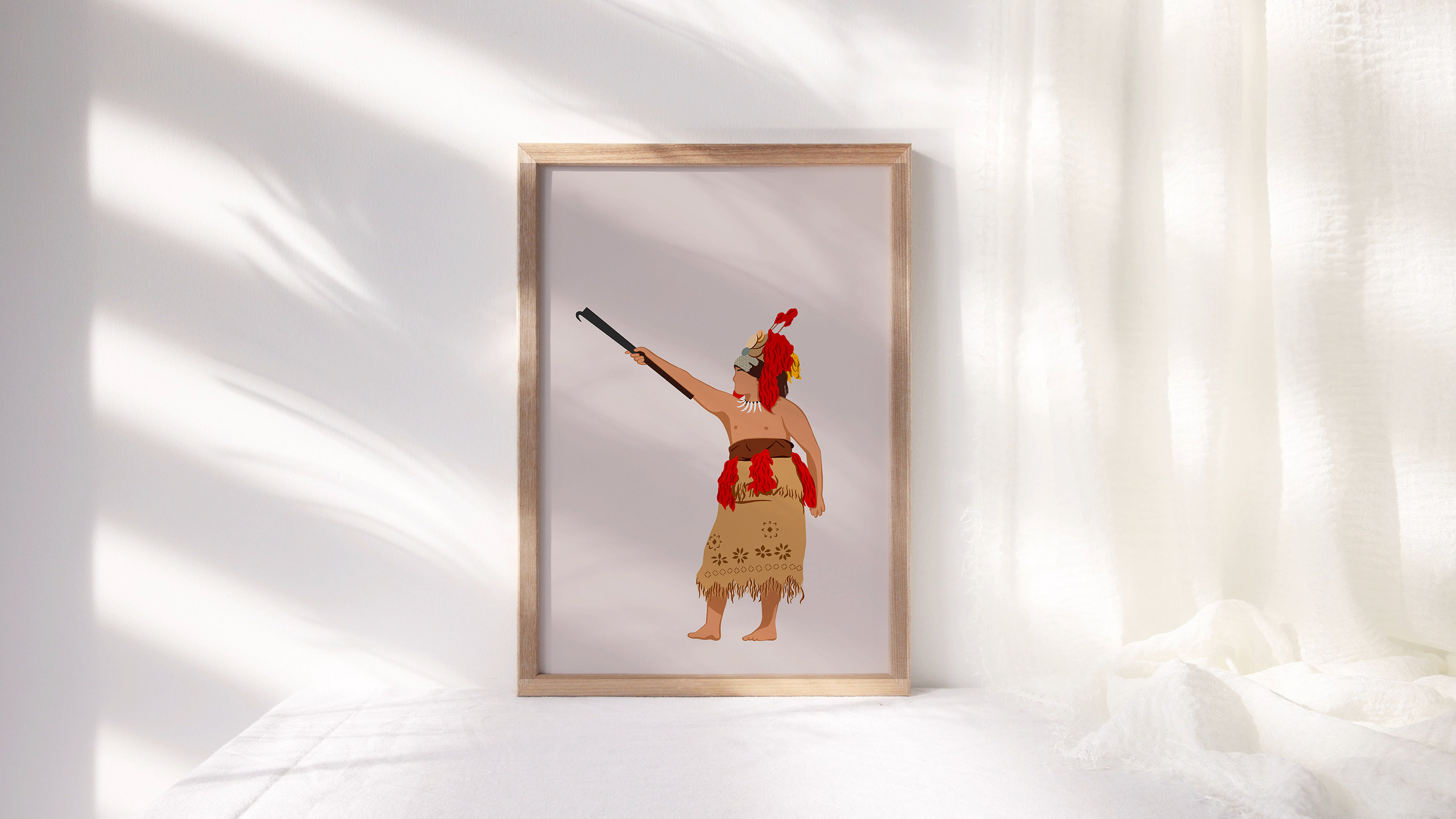 Samoan Manaia Digital Art Download Samoan Art Samoan Male Digital Print Pacific Island