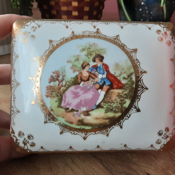 Royal Vienna Porcelain Jewelry/Trinket Box