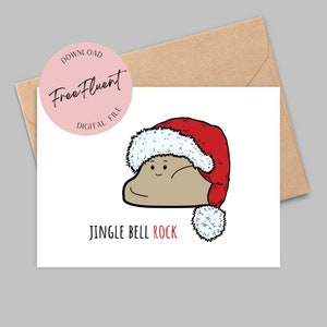 Tarjeta de Navidad divertida imprimible, Tarjeta de felicitación de Navidad, Tarjeta de Navidad digital, Tarjeta de Navidad, Descarga instantánea, Tarjeta de Navidad imprimible