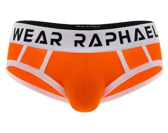 WR1 Get Bigger Orange Enganced Briefs