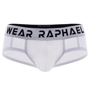 WR3 White Mens Briefs