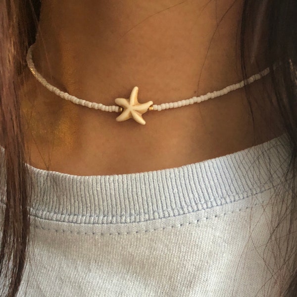 Silver Starfish Bead Etsy