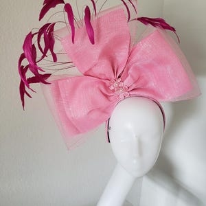 Handwoven Damask fascinator - Handcrafted with love for Derby, Royal Ascot, Wedding, Mother of the bride and all those special events