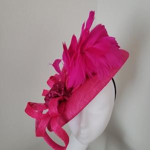 Medium brim Sinamay hat - ideal for weddings, mother of bride/groom, christening, church. and all events