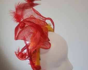 A rare color combination headband for Derby, royal ascot, wedding, and all events.