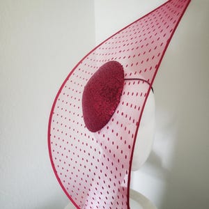Net Polka Dot Hatinator – Derby, Weddings, Royal Ascot.
