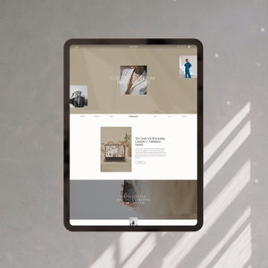 Contentmaker en beïnvloeder Squarespace 7.1-websitesjabloon met mediakit, minimaal, redactioneel, gedurfd Squarespace-thema met typografie