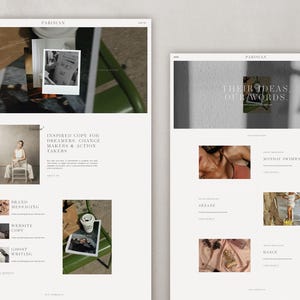 Redakteur Blogger Squarespace 7.1 Website Template / Squarespace Portfolio Gallery Theme, Blog für Autoren, Dienstleister-Website