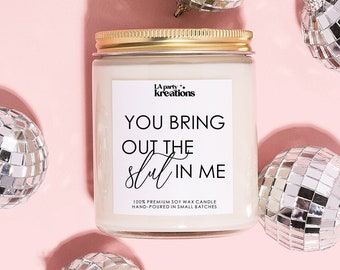 Naughty Valentine's Day candle Gift, Candle for Husband Boyfriend Valentine's Day Gift for Him, Funny Valentine's Day Gift Idea