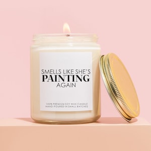 Painting Lover Hobby Gift, Candle Gift for Artist, Funny Painter Birthday Gift, Artist Candle Gift, Funny Hobby Candle,Art Lover Candle Gift