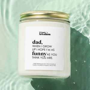 Funny Father&#39;s Day Gifts, Gift From Daughter Dad Birthday Candle, Father&#39;s Day Candle, Father&#39;s Day gift, Funny Dad Gift