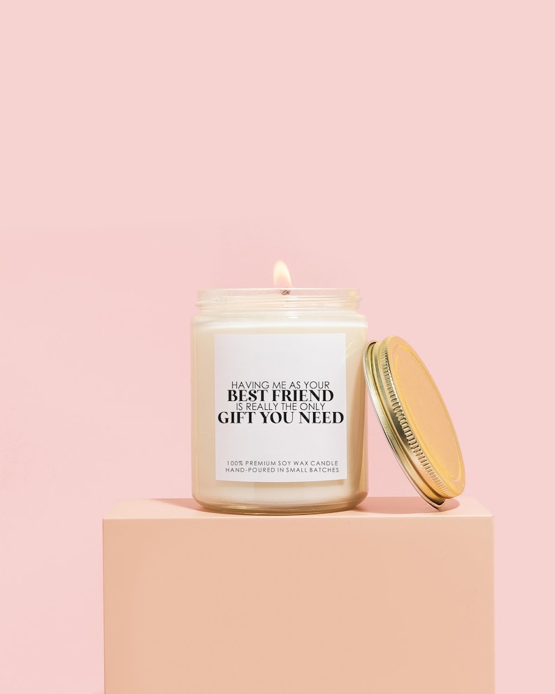 BFF Gifts, Funny Friendship Candle, We Will Be Friends Until Old, Funny