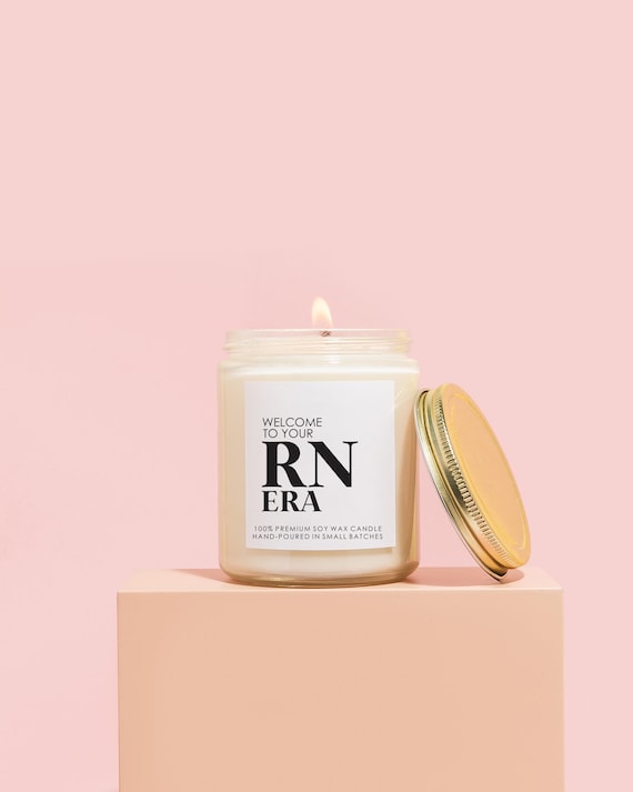 Funny Gift For Nurse, Registered Nurse Candle Gift, Nurse Era Candle Gift for Her, Funny New Nurse Gift, RN Candle Gift, Graduation Candle
