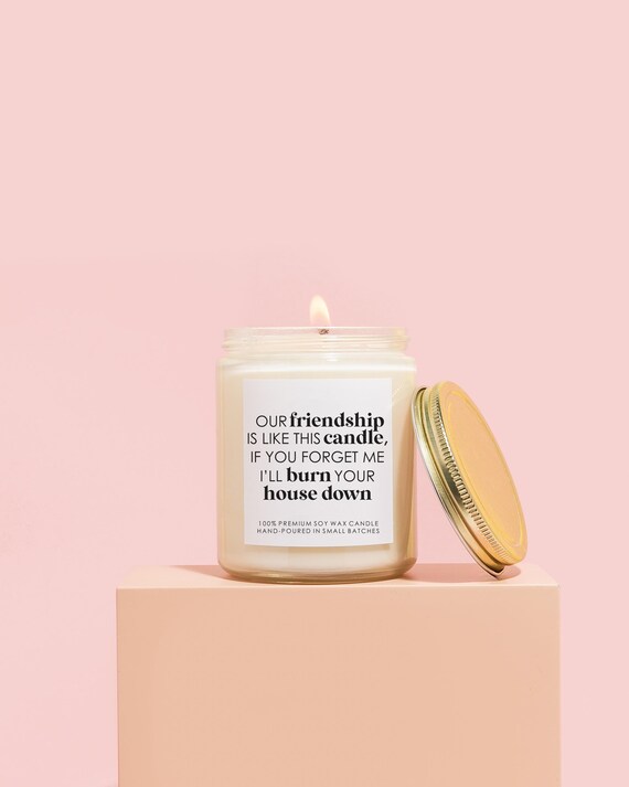 BEST FRIEND CANDLE, Funny Candle, Besties gift, Gift for Her, Best Friends Forever Candle, Funny Christmas Gift