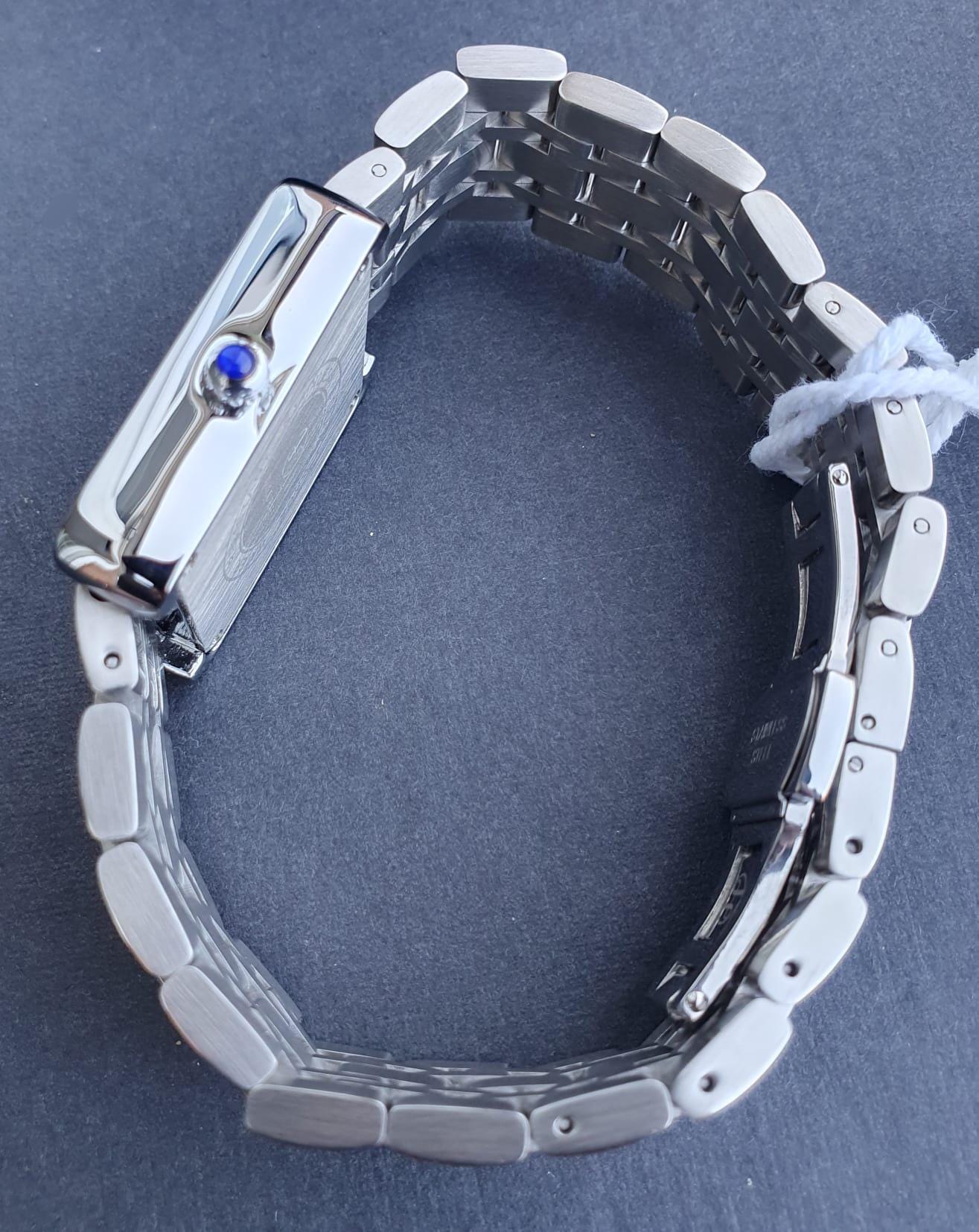 Orologio da polso rettangolare da donna con quadrante in numeri romani orologio da polso al quarzo da studente con cinturino in acciaio di moda
