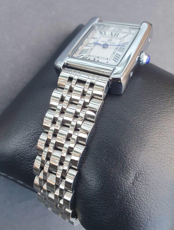 Womens Classic Watch Square Rectangular Smart Casual Roman  display picture 3
