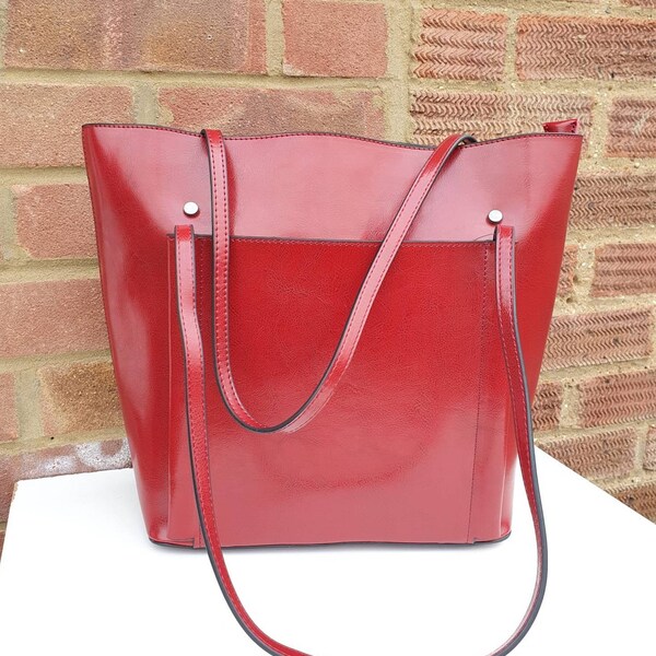 Leather Tote Bag Etsy UK