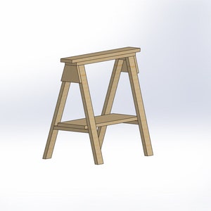 Wooden Sawhorse DIY