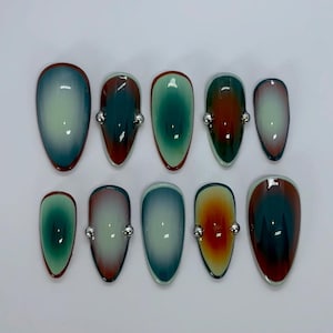 Diese Ohrstecker haben eine Farbe von ca