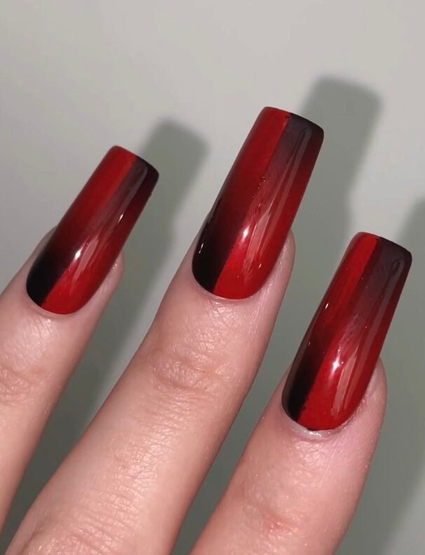 Get Your Patriotic Nails on Point Red White Blue Ombre Nails Tutorial Click Here to Learn How!