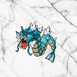Water Type Pet Pixel Sticker