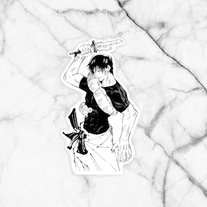 Cursed Villain Sticker Anime Sticker Anime Inspired Decal, Laptop Decal, Decal, Anime, Anime Decal, waterproof sticker