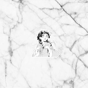Herbalist Anime Girl Sticker: Manga Laptop Decal