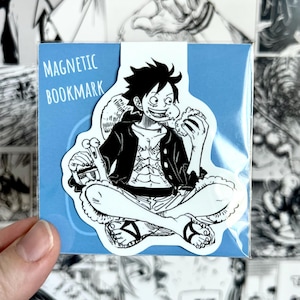 Pirate Leader Magnetic Bookmark, anime bookmarks