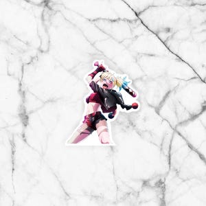 Harlequin Anime Sticker: Laptop, Journal Decal