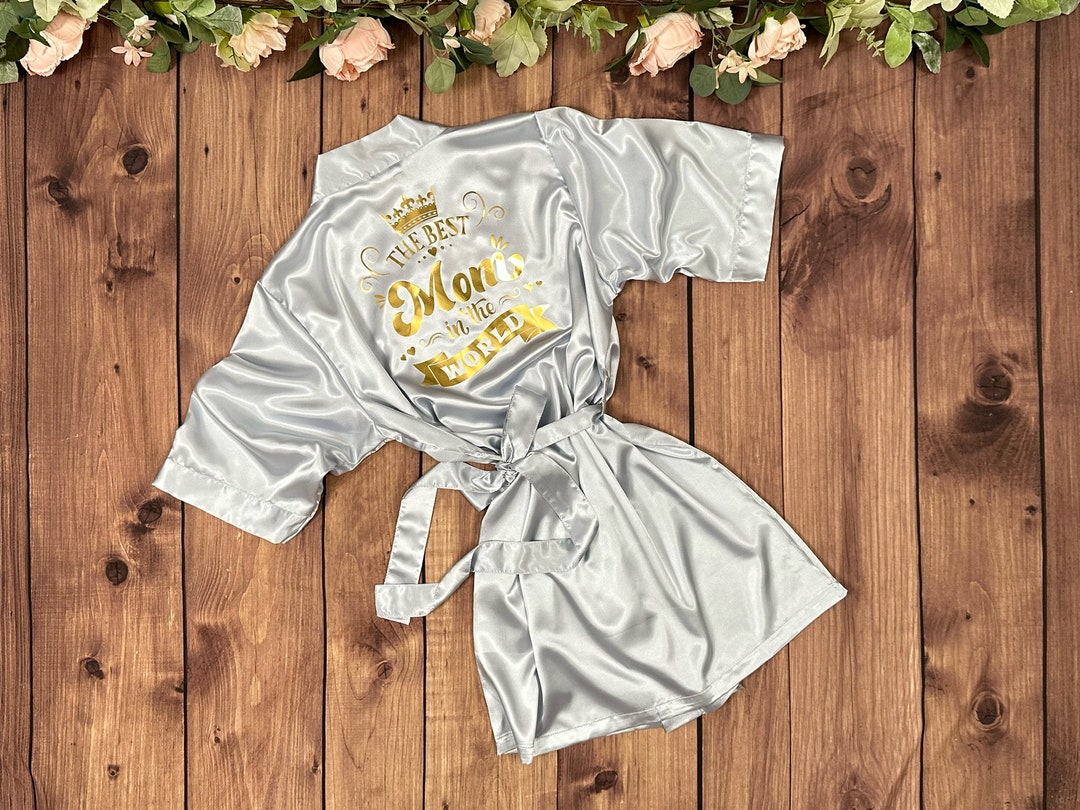 Mother's Day Robe | Bata Para Día De Las Madres | Satin Robe - Etsy