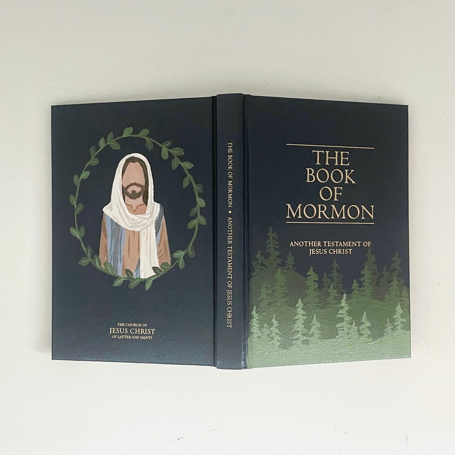 Morman Tree Painted Book of Mormon - Trees and Jesus - Etsy