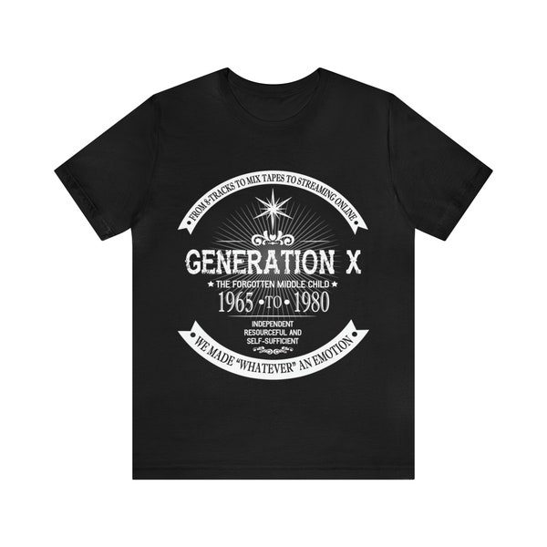 Funny Gen X Tshirt Etsy