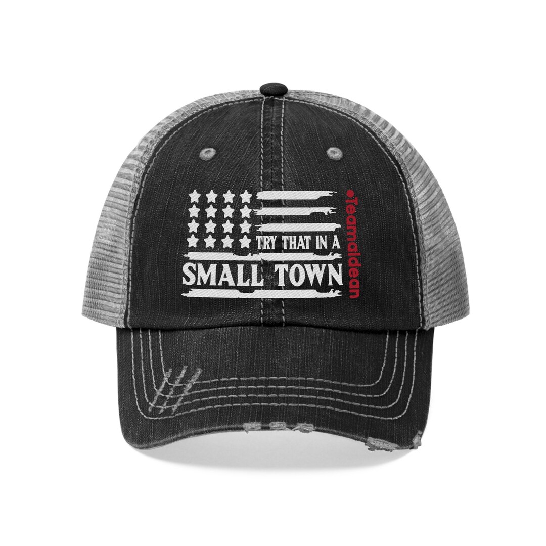 Try That in a Small Town Embroidered Hat, Country Hat, Western Hats ...
