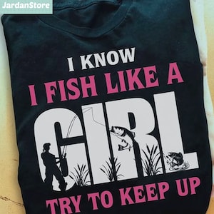 Fishing Girl T Shirt 