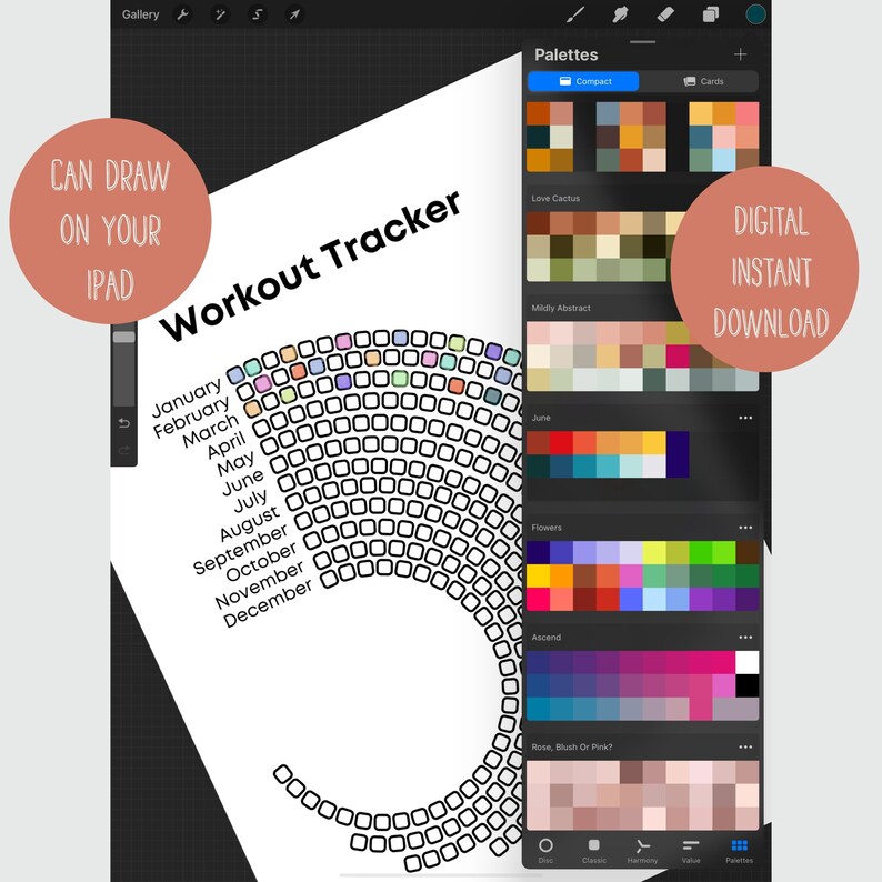 Printable Habit Tracker Workout Schedule Monthly Exercise Weight Loss ...