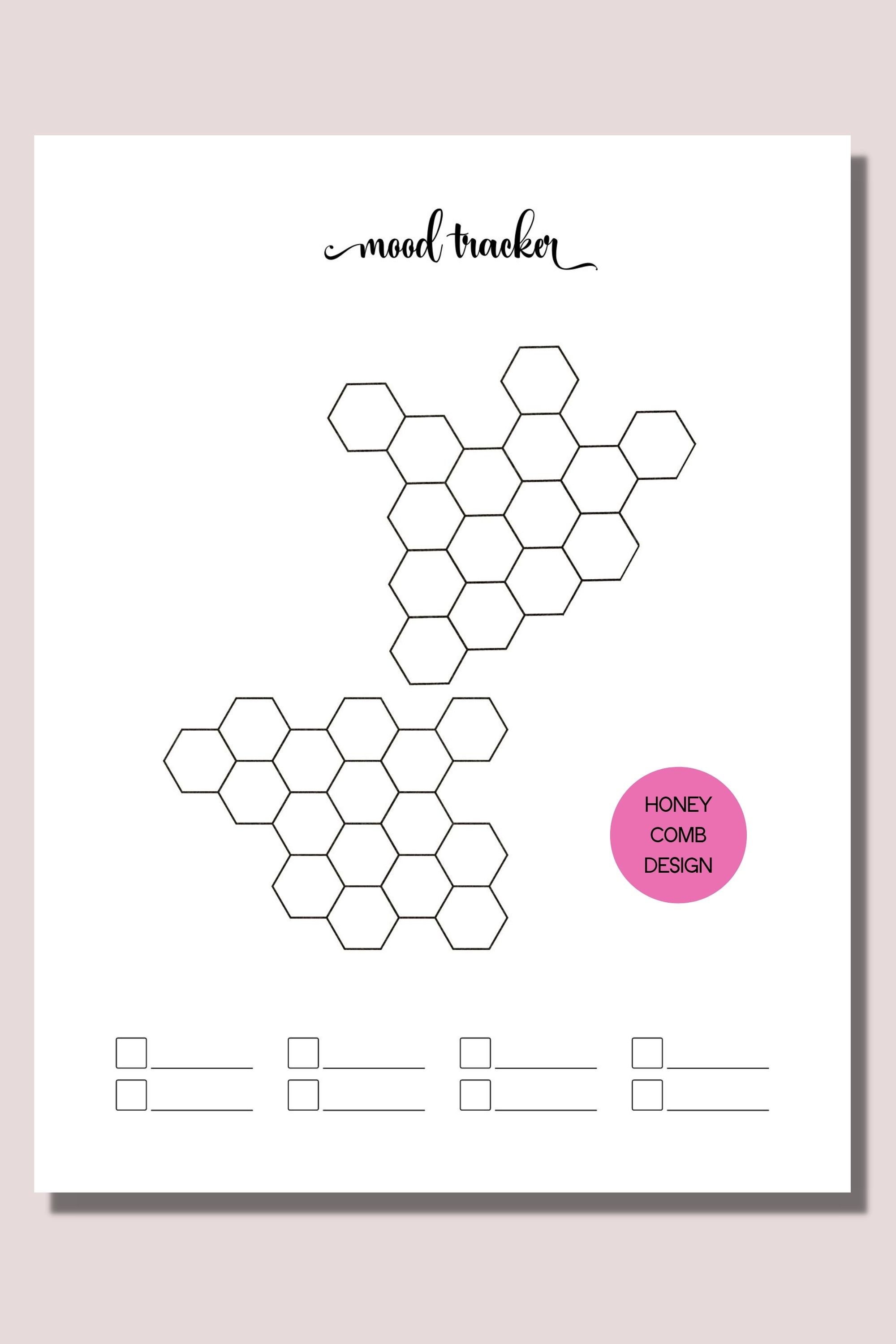 Printable Mood Tracker Journal Daily Anxiety Tracker Emotion Sleep ...