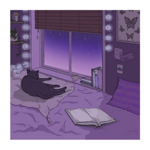 Lofi Nights, A Digital Art Piece
