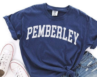 Pride and Prejudice Pemberley Bookworm Shirt, College Merch Reader Gift Idea, Comfort Colors